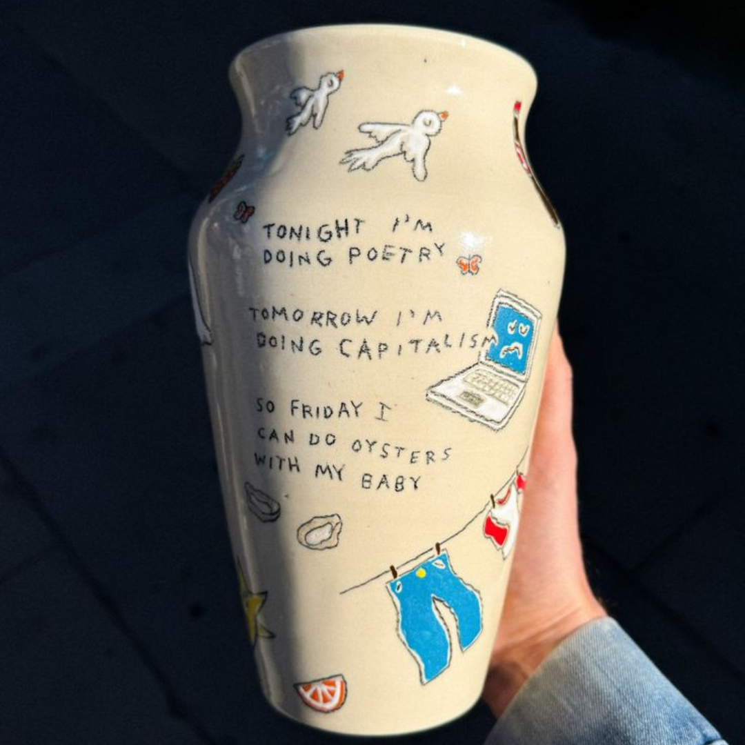 Ceramic Small Vase Making + Writing Session