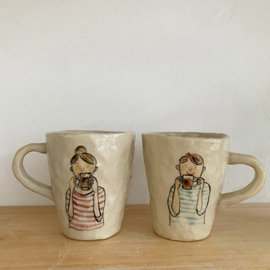 Make a Ceramic Sister Cups – Make a Pair