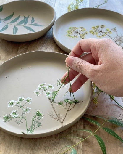 Ceramic Bloom Tray – Floral Pressing Workshop