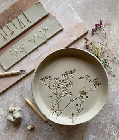 Ceramic Bloom Tray – Floral Pressing Workshop