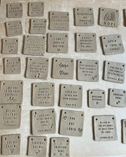 Make a Ceramic Affirmation Cards – Create Your Own Set