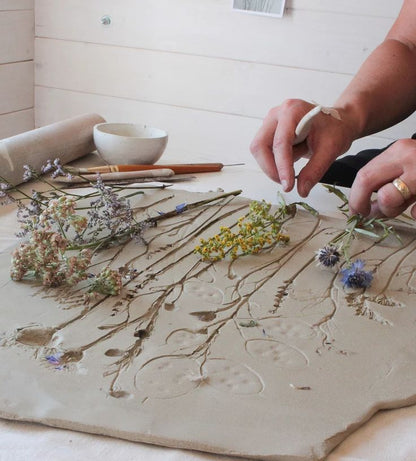 Ceramic Bloom Tray – Floral Pressing Workshop