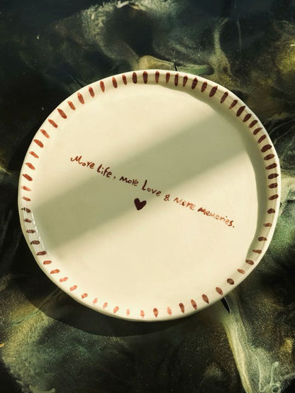 Make a Ceramic Gratitude Plate