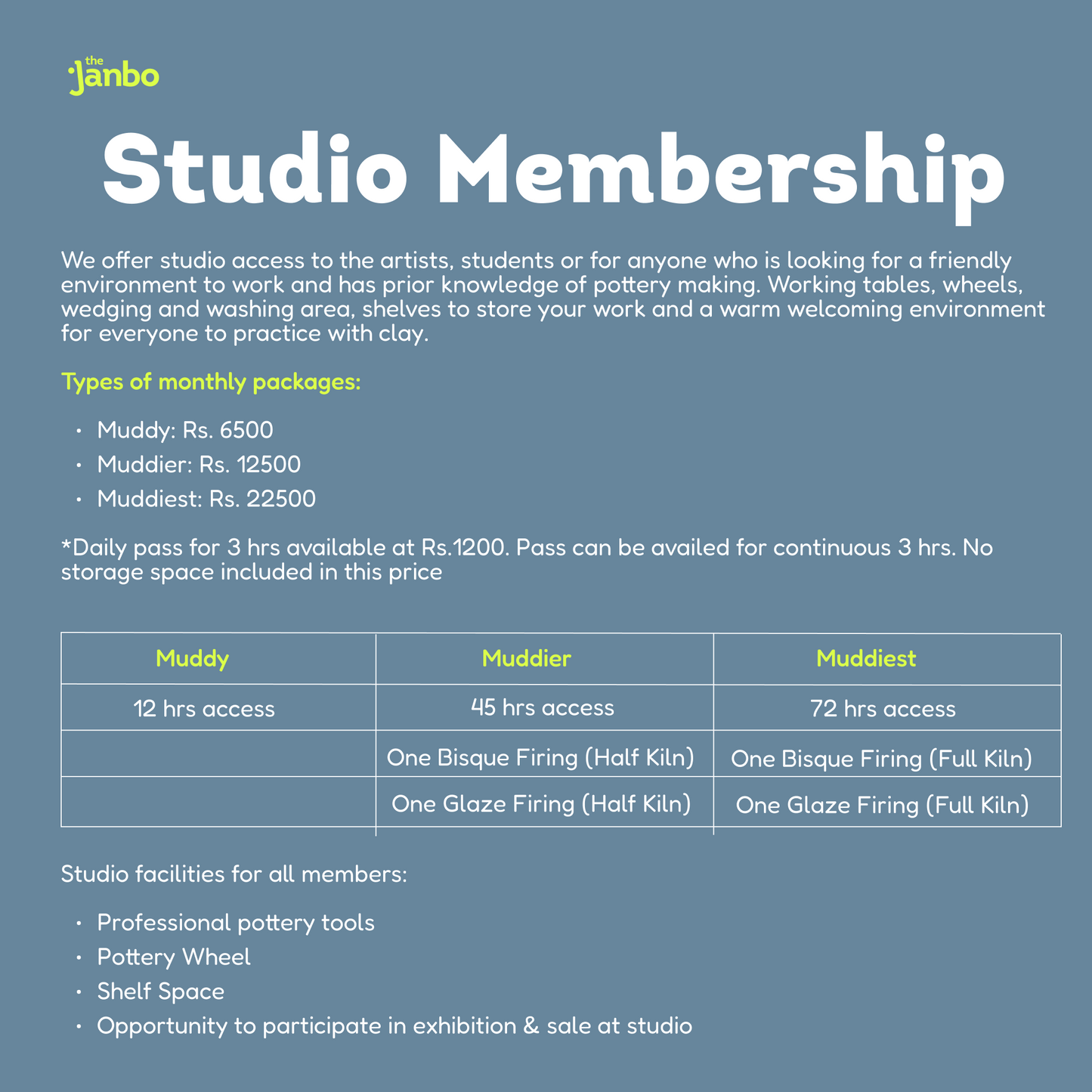 Studio Membership